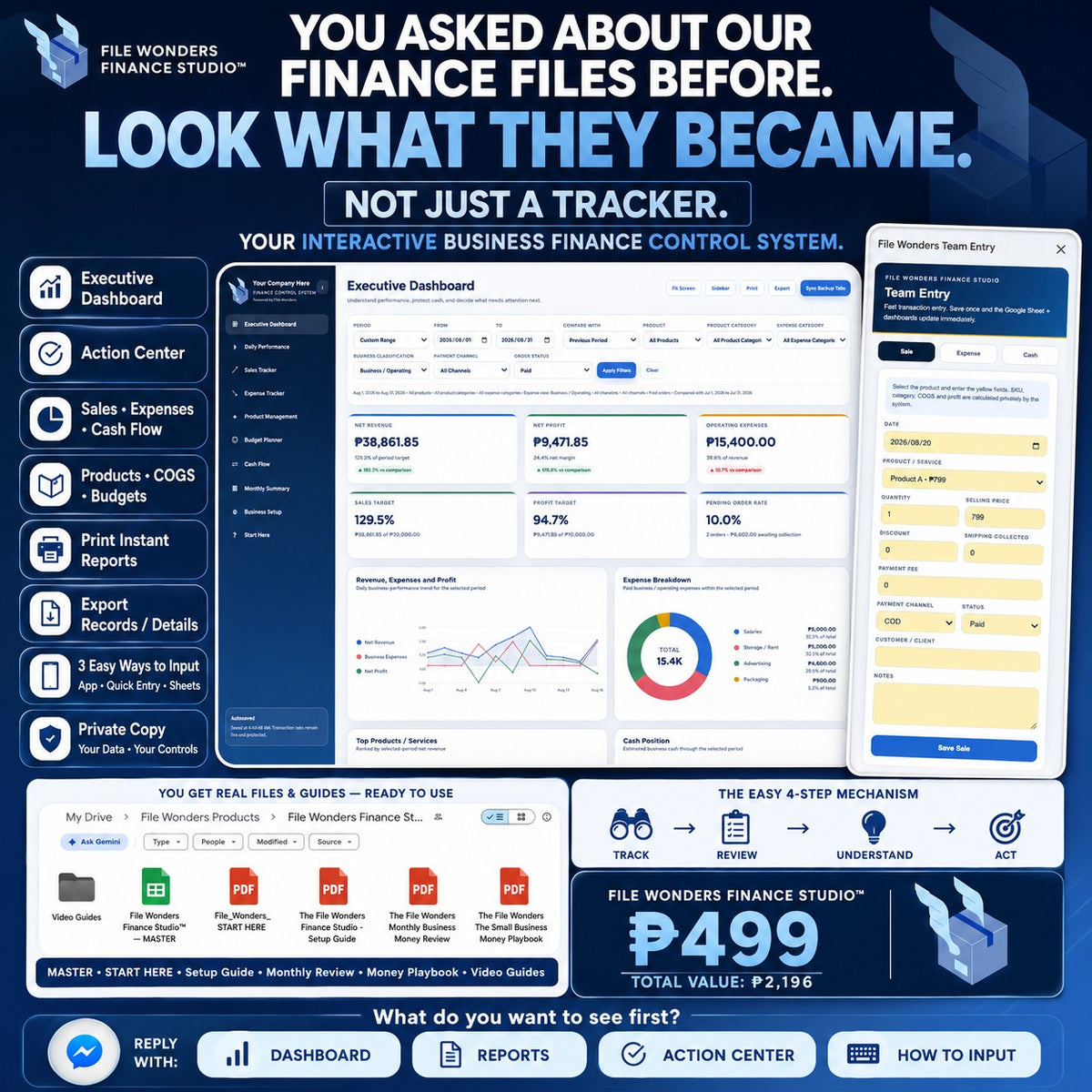 File Wonders Finance Studio™ — Complete Business Money Control System