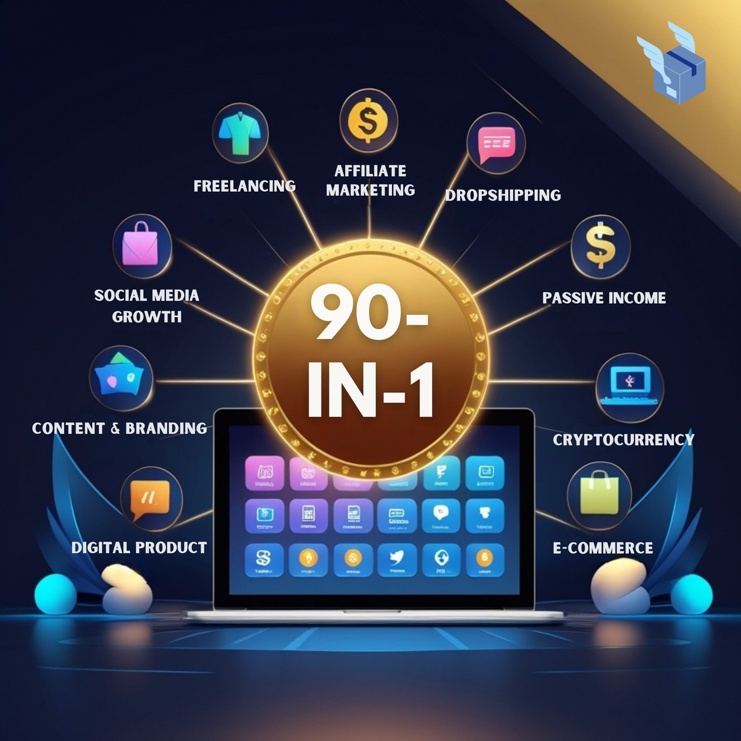 Internet Money Secrets – 90 Ways to Make Money Online (Exclusive Digital Course Bundle!)