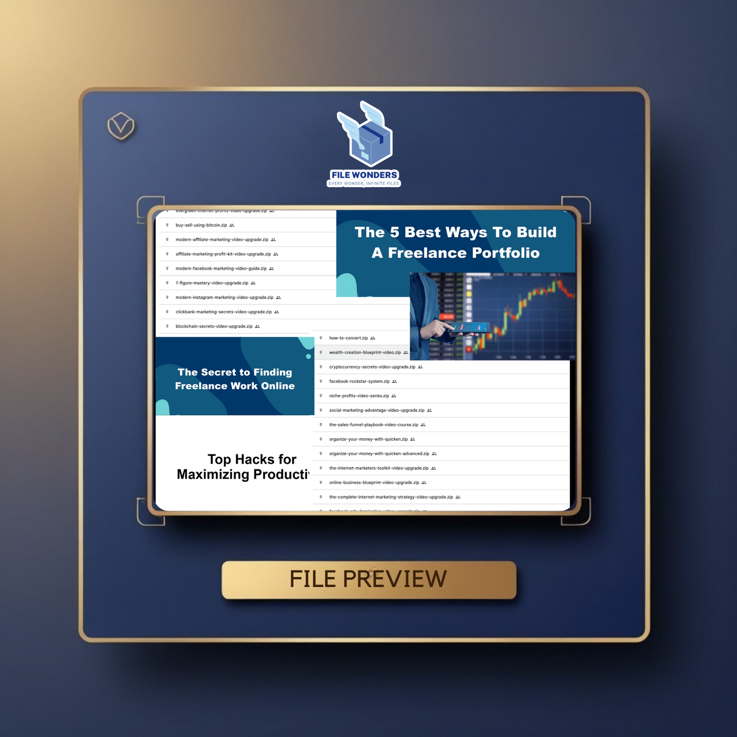 Internet Money Secrets – 90 Ways to Make Money Online (Exclusive Digital Course Bundle!)