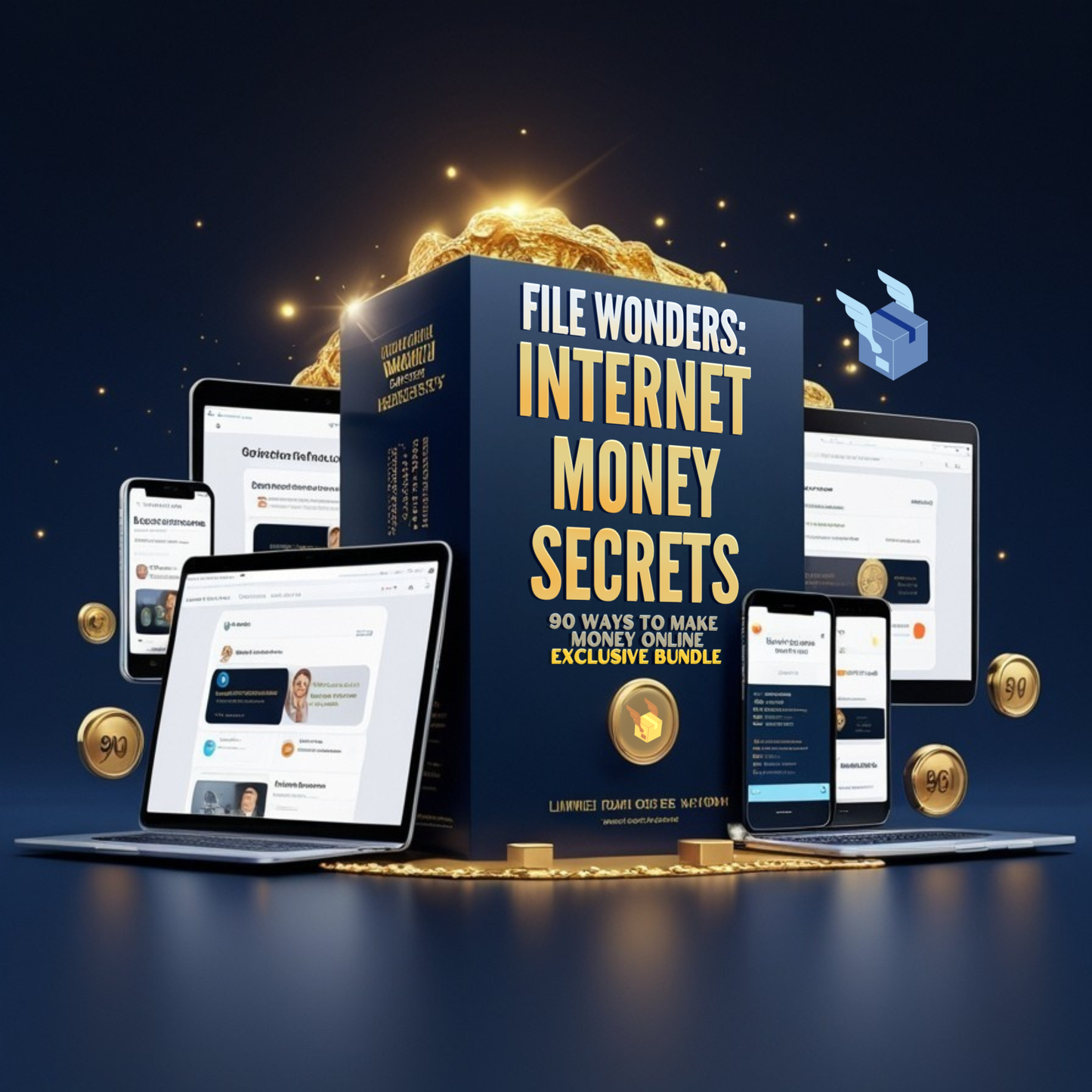 Internet Money Secrets – 90 Ways to Make Money Online (Exclusive Digital Course Bundle!)