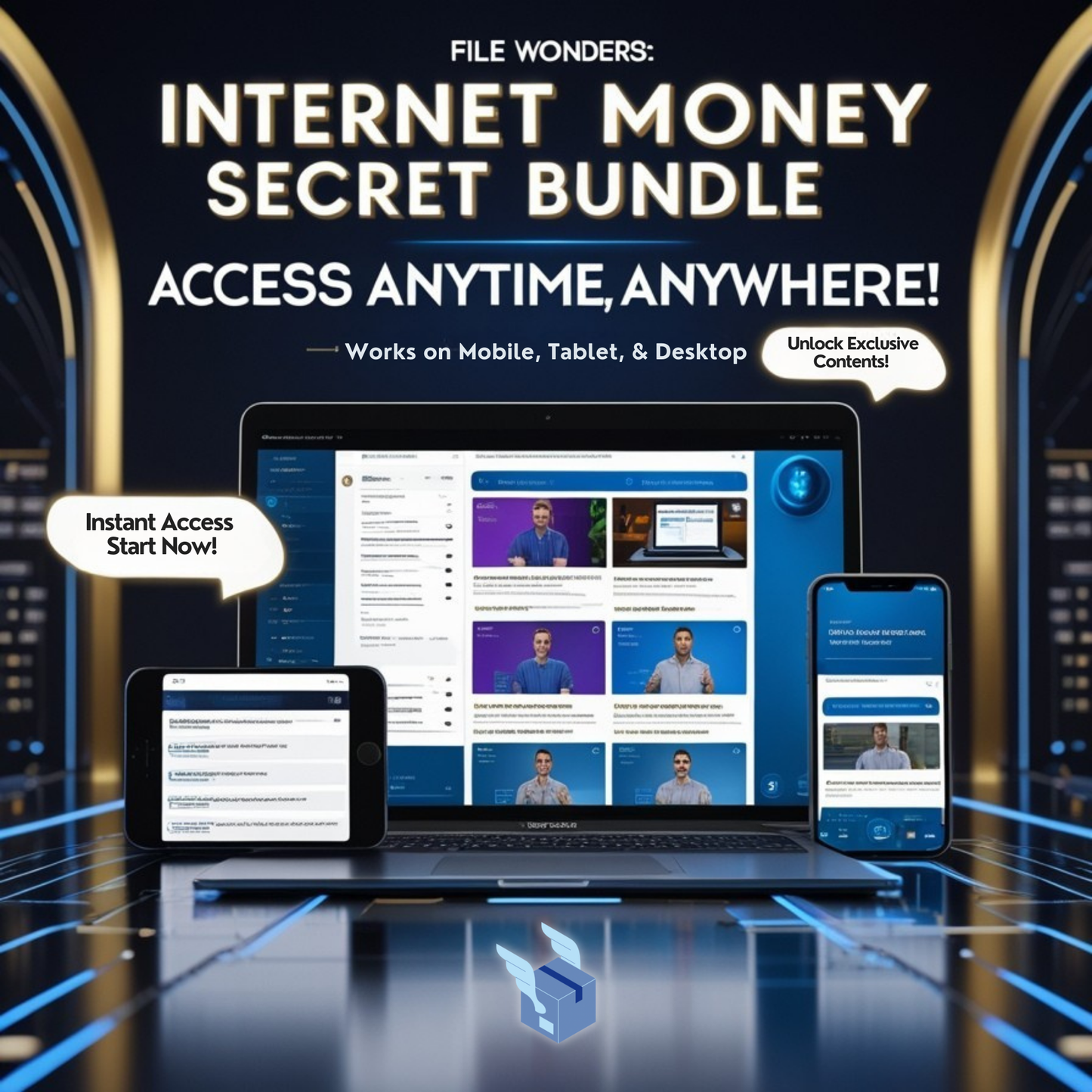 Internet Money Secrets – 90 Ways to Make Money Online (Exclusive Digital Course Bundle!)
