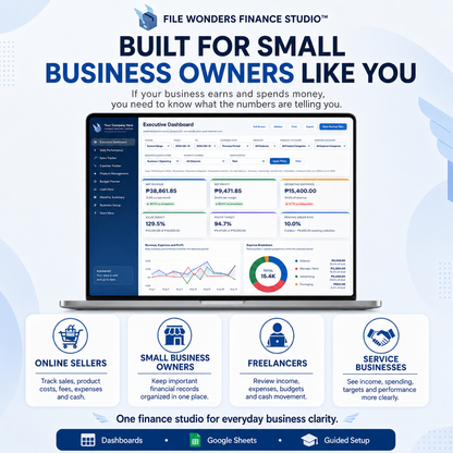 File Wonders Finance Studio™ — Complete Business Money Control System