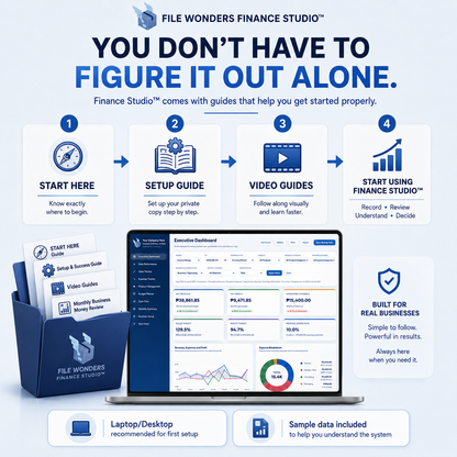 File Wonders Finance Studio™ — Complete Business Money Control System