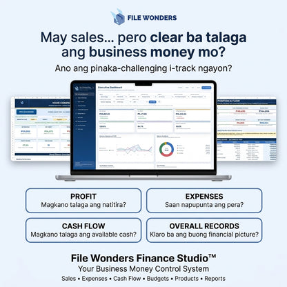 File Wonders Finance Studio™ — Complete Business Money Control System