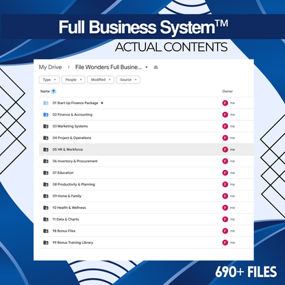 File Wonders Full Business System™