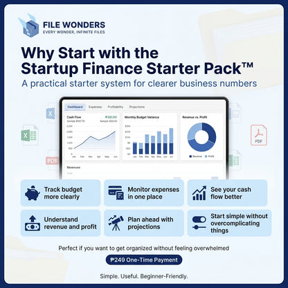 File Wonders Startup Finance Bundle™