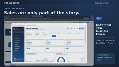 File Wonders Finance Studio™ — Complete Business Money Control System